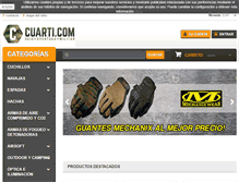 Tablet Screenshot of cuarti.com